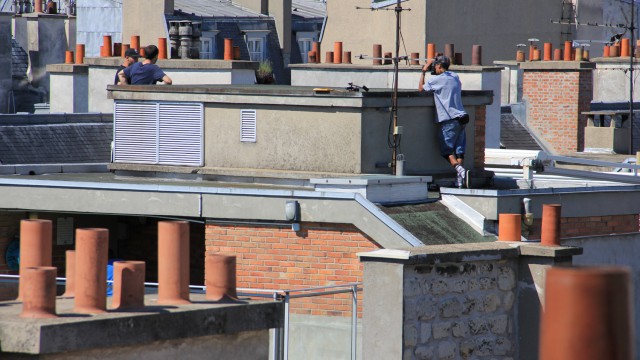 Jeunes photographes, puissance toits. Young photographers, the power of roofs.
